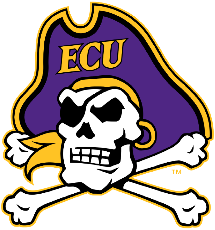 East Carolina Pirates decals